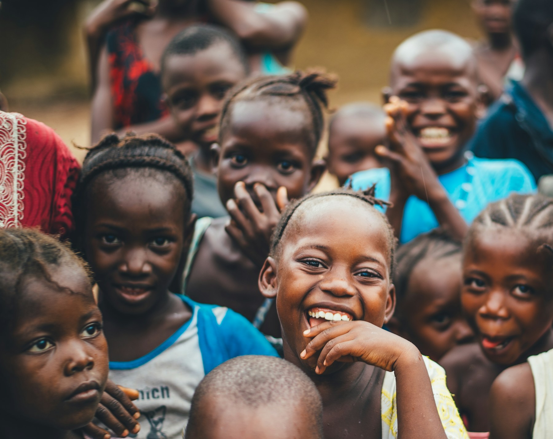 Children smiling together
